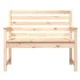 Banco de jardín madera maciza de pino 109x48x91,5 cm de vidaXL, Bancos de jardín - Ref: Foro24-824060, Precio: 79,40 €, Descu...