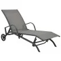Steel and textilene sun lounger by vidaXL, Loungers - Ref: Foro24-47845, Price: 126,92 €, Discount: %