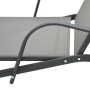 Sonnenliege aus Stahl und Textilene von vidaXL, Liegen - Ref: Foro24-47845, Preis: 126,42 €, Rabatt: %