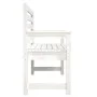 Gartenbank aus massivem weißem Kiefernholz 109x48x91,5 cm von vidaXL, Gartenbänke - Ref: Foro24-824061, Preis: 107,64 €, Raba...