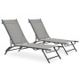 Loungers 2 units textilene and steel by vidaXL, Loungers - Ref: Foro24-47848, Price: 152,08 €, Discount: %