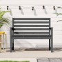 Banco de jardín madera maciza de pino gris 109x48x91,5 cm de vidaXL, Bancos de jardín - Ref: Foro24-824062, Precio: 98,41 €