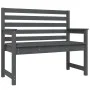 Gartenbank aus massivem grauem Kiefernholz 109x48x91,5 cm von vidaXL, Gartenbänke - Ref: Foro24-824062, Preis: 97,14 €, Rabat...