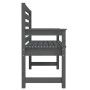 Gartenbank aus massivem grauem Kiefernholz 109x48x91,5 cm von vidaXL, Gartenbänke - Ref: Foro24-824062, Preis: 98,46 €, Rabat...