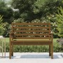 Gartenbank aus massivem Kiefernholz, honigbraun, 109 x 48 x 91,5 cm von vidaXL, Gartenbänke - Ref: Foro24-824063, Preis: 76,5...