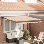 Toldo Retráctil Manual Multicolor 350 x 250 cm Tela, Metal