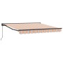 Toldo Retráctil Manual Rayas Multicolor 350x250 cm tela