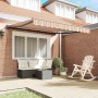Toldo Retráctil Manual Rayas Multicolor 350x250 cm tela