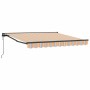 Toldo Retráctil Rayas Multicolor 350x250 cm tela
