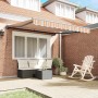 Toldo Retráctil Rayas Multicolor 350x250 cm tela