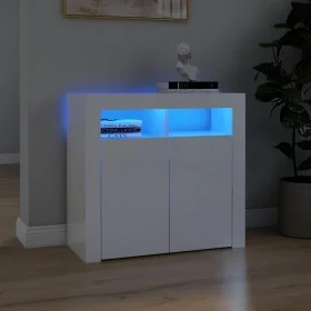 Sideboard with bright white LED lights 80x35x75 cm by vidaXL, Sideboards - Ref: Foro24-804334, Price: 102,83 €, Discount: %
