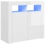 Sideboard with bright white LED lights 80x35x75 cm by vidaXL, Sideboards - Ref: Foro24-804334, Price: 102,83 €, Discount: %