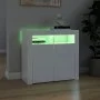 Sideboard with bright white LED lights 80x35x75 cm by vidaXL, Sideboards - Ref: Foro24-804334, Price: 102,83 €, Discount: %