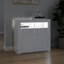 Sideboard mit strahlend weißen LED-Leuchten 80x35x75 cm von vidaXL, Sideboards - Ref: Foro24-804334, Preis: 104,87 €, Rabatt: %