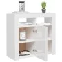 Sideboard with bright white LED lights 80x35x75 cm by vidaXL, Sideboards - Ref: Foro24-804334, Price: 102,83 €, Discount: %