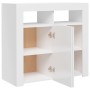 Sideboard mit strahlend weißen LED-Leuchten 80x35x75 cm von vidaXL, Sideboards - Ref: Foro24-804334, Preis: 104,87 €, Rabatt: %
