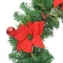 Corona de Navidad con luces LED PVC verde 60 cm de vidaXL, Luces de Navidad - Ref: Foro24-321517, Precio: 20,50 €, Descuento: %