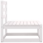 Zentrale Gartensofas 2 Einheiten weißes massives Kiefernholz von vidaXL, Gartensets - Ref: Foro24-805681, Preis: 131,18 €, Ra...