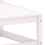 Zentrale Gartensofas 2 Einheiten weißes massives Kiefernholz von vidaXL, Gartensets - Ref: Foro24-805681, Preis: 131,18 €, Ra...