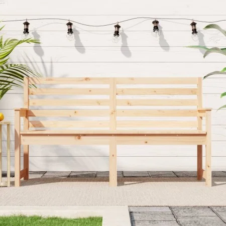 Banco de jardín madera maciza de pino 159,5x48x91,5 cm de vidaXL, Bancos de jardín - Ref: Foro24-824067, Precio: 115,98 €, De...