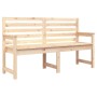 Gartenbank aus massivem Kiefernholz 159,5x48x91,5 cm von vidaXL, Gartenbänke - Ref: Foro24-824067, Preis: 117,61 €, Rabatt: %