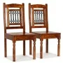 Esszimmerstühle, 2 Stück, Massivholz, klassische Honigfarbe von vidaXL, Essstühle - Ref: Foro24-245644, Preis: 225,93 €, Raba...