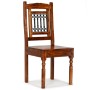 Sillas de comedor 2 uds madera maciza color miel clásico de vidaXL, Sillas de comedor - Ref: Foro24-245644, Precio: 265,40 €,...