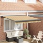 Toldo Retráctil Multicolor 350 x 250 cm Tela, Metal