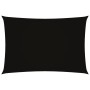 Toldo de vela rectangular tela Oxford negro 2,5x4,5 m