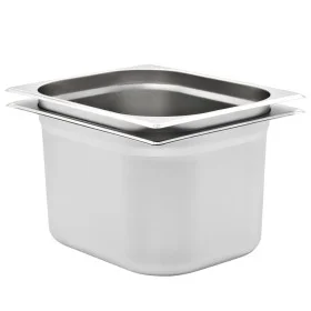 Gastronorm trays 2 units GN 1/2 200 mm stainless steel by vidaXL, Buckets for steam tables - Ref: Foro24-50890, Price: 55,71 ...
