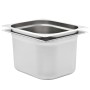 Gastronorm-Tabletts 2 Einheiten GN 1/2 200 mm Edelstahl von vidaXL, Eimer für Dampftische - Ref: Foro24-50890, Preis: 56,66 €...
