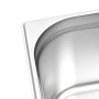 Gastronorm-Tabletts 2 Einheiten GN 1/2 200 mm Edelstahl von vidaXL, Eimer für Dampftische - Ref: Foro24-50890, Preis: 56,66 €...