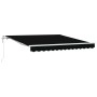 Toldo Retráctil 350 x 250 cm Negro