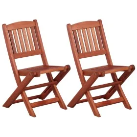 Kinder-Esszimmerstühle, 2 Stück, massives Eukalyptusholz von vidaXL, Gartenstühle - Ref: Foro24-45583, Preis: 70,30 €, Rabatt: %