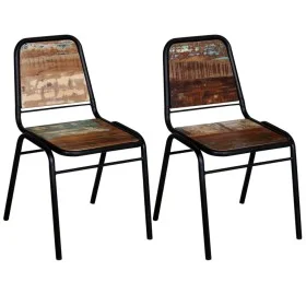 Esszimmerstühle, 2 Stück, Massivholz aus recyceltem Material. von vidaXL, Essstühle - Ref: Foro24-244246, Preis: 215,66 €, Ra...