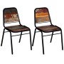 Sillas de comedor 2 unidades madera maciza reciclada by vidaXL, dining chairs - Ref: Foro24-244246, Price: 216,32 €, Discount: %