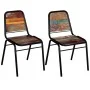 Esszimmerstühle, 2 Stück, Massivholz aus recyceltem Material. von vidaXL, Essstühle - Ref: Foro24-244246, Preis: 215,66 €, Ra...