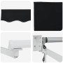 Toldo Retráctil Negro 350 x 250 cm tela