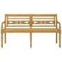 Banco Batavia madera maciza de teca 150 cm de vidaXL, Bancos de jardín - Ref: Foro24-319147, Precio: 224,70 €, Descuento: %
