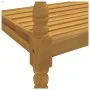 Banco Batavia madera maciza de teca 150 cm de vidaXL, Bancos de jardín - Ref: Foro24-319147, Precio: 224,70 €, Descuento: %