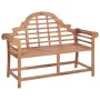 Banco de jardín madera maciza de teca 127x58,5x92,5 cm de vidaXL, Bancos de jardín - Ref: Foro24-319152, Precio: 364,15 €, De...