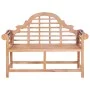 Banco de jardín madera maciza de teca 127x58,5x92,5 cm de vidaXL, Bancos de jardín - Ref: Foro24-319152, Precio: 364,15 €, De...