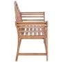 Banco de jardín madera maciza de teca 127x58,5x92,5 cm de vidaXL, Bancos de jardín - Ref: Foro24-319152, Precio: 364,15 €, De...