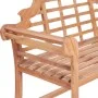 Banco de jardín madera maciza de teca 127x58,5x92,5 cm de vidaXL, Bancos de jardín - Ref: Foro24-319152, Precio: 364,15 €, De...