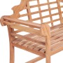 Gartenbank aus massivem Teakholz 127x58,5x92,5 cm von vidaXL, Gartenbänke - Ref: Foro24-319152, Preis: 374,23 €, Rabatt: %