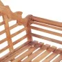 Banco de jardín madera maciza de teca 127x58,5x92,5 cm de vidaXL, Bancos de jardín - Ref: Foro24-319152, Precio: 364,15 €, De...
