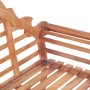 Gartenbank aus massivem Teakholz 127x58,5x92,5 cm von vidaXL, Gartenbänke - Ref: Foro24-319152, Preis: 374,23 €, Rabatt: %