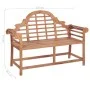 Banco de jardín madera maciza de teca 127x58,5x92,5 cm de vidaXL, Bancos de jardín - Ref: Foro24-319152, Precio: 364,15 €, De...