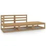 Gartenmöbel 3 Stück honigbraunes massives Kiefernholz von vidaXL, Gartensets - Ref: Foro24-805703, Preis: 197,34 €, Rabatt: %