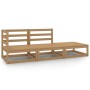 Gartenmöbel 3 Stück honigbraunes massives Kiefernholz von vidaXL, Gartensets - Ref: Foro24-805703, Preis: 200,67 €, Rabatt: %